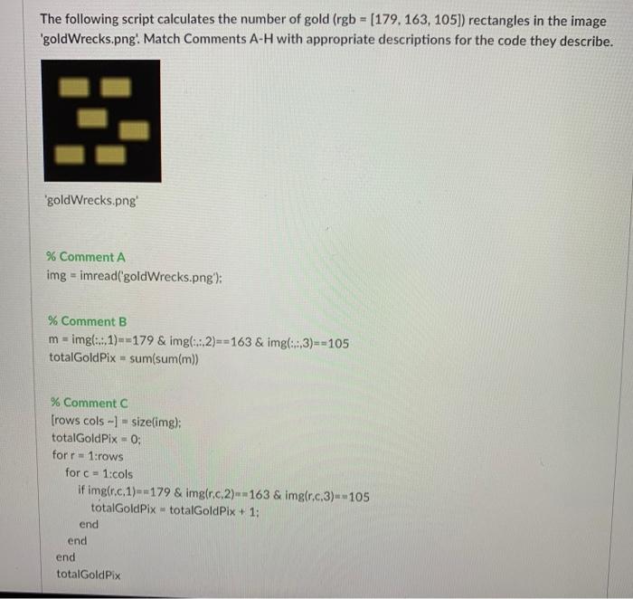 Solved The following script calculates the number of gold | Chegg.com