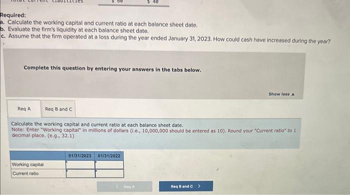 [Solved]: Following are the current asset and current liabi