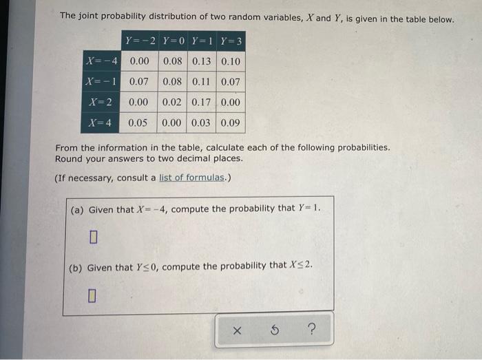 How To Find The Joint Probability Distribution Of Two Random Variables