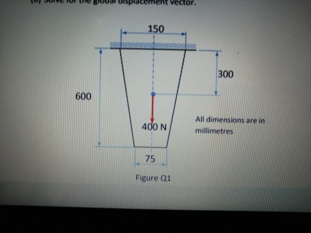 Solved Question 1 Consider a thin steel plate shown in | Chegg.com
