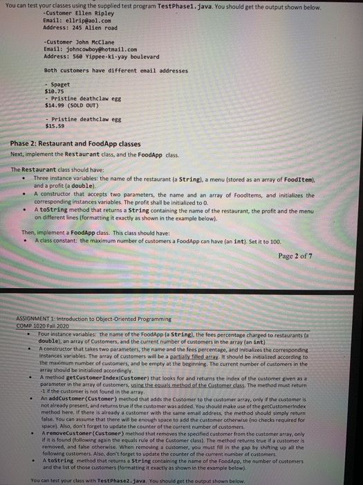 Solved . In this assignment, you will implement a set of | Chegg.com