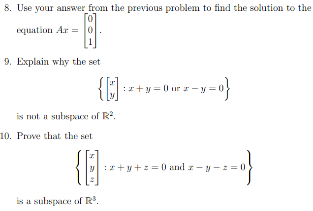 Solved Use your answer from the previous problem to find the | Chegg.com