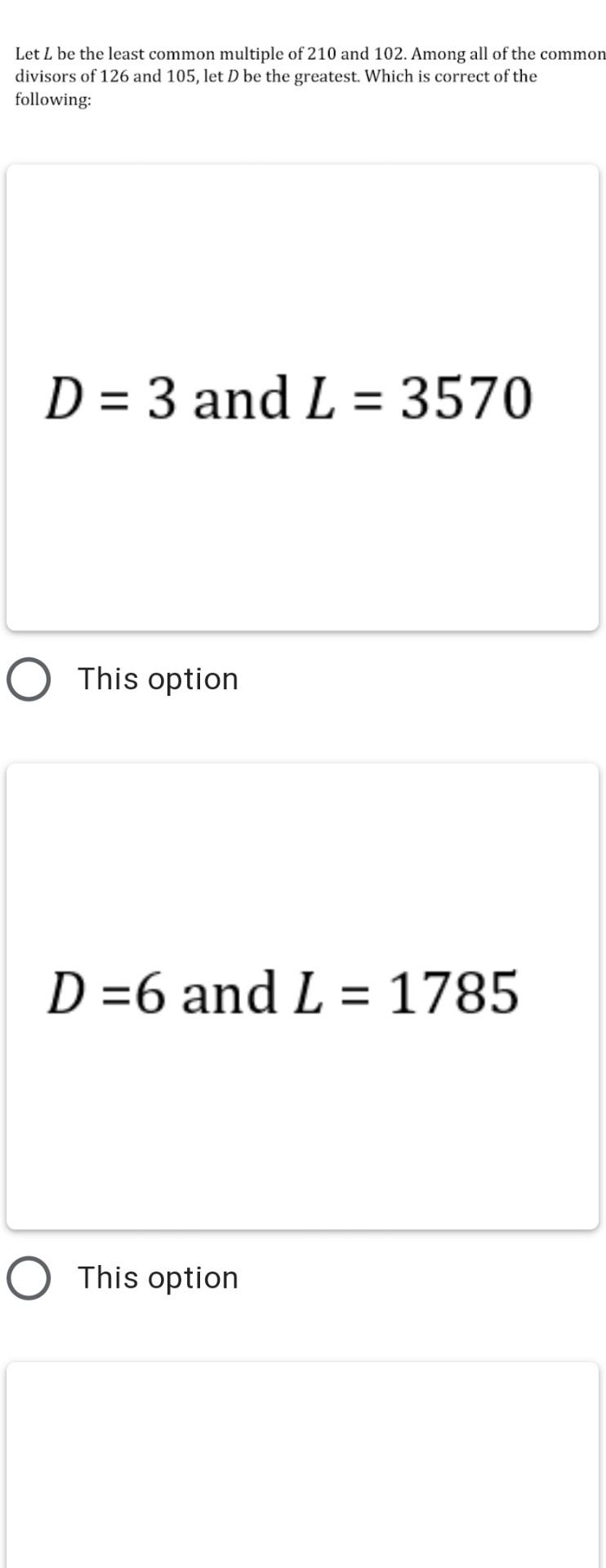 common multiple of 150 and 210