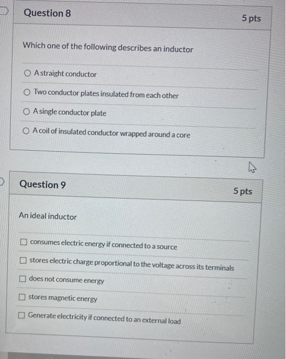 Solved Question 8 5 pts Which one of the following describes | Chegg.com