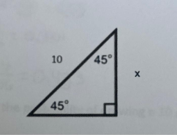 Solved 10 45° X 45° | Chegg.com