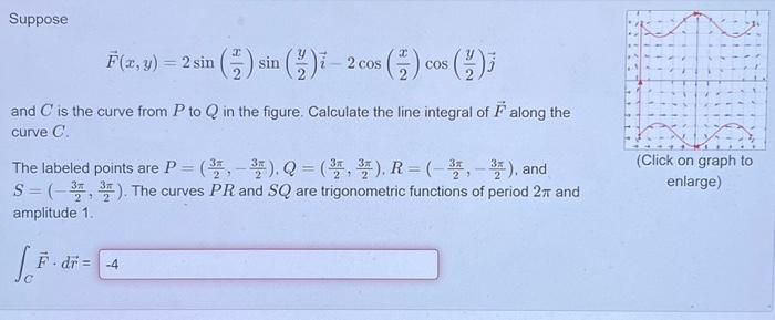 Solved Suppose F X Y 2sin 2x Sin 2y I−2cos 2x Cos 2y J And