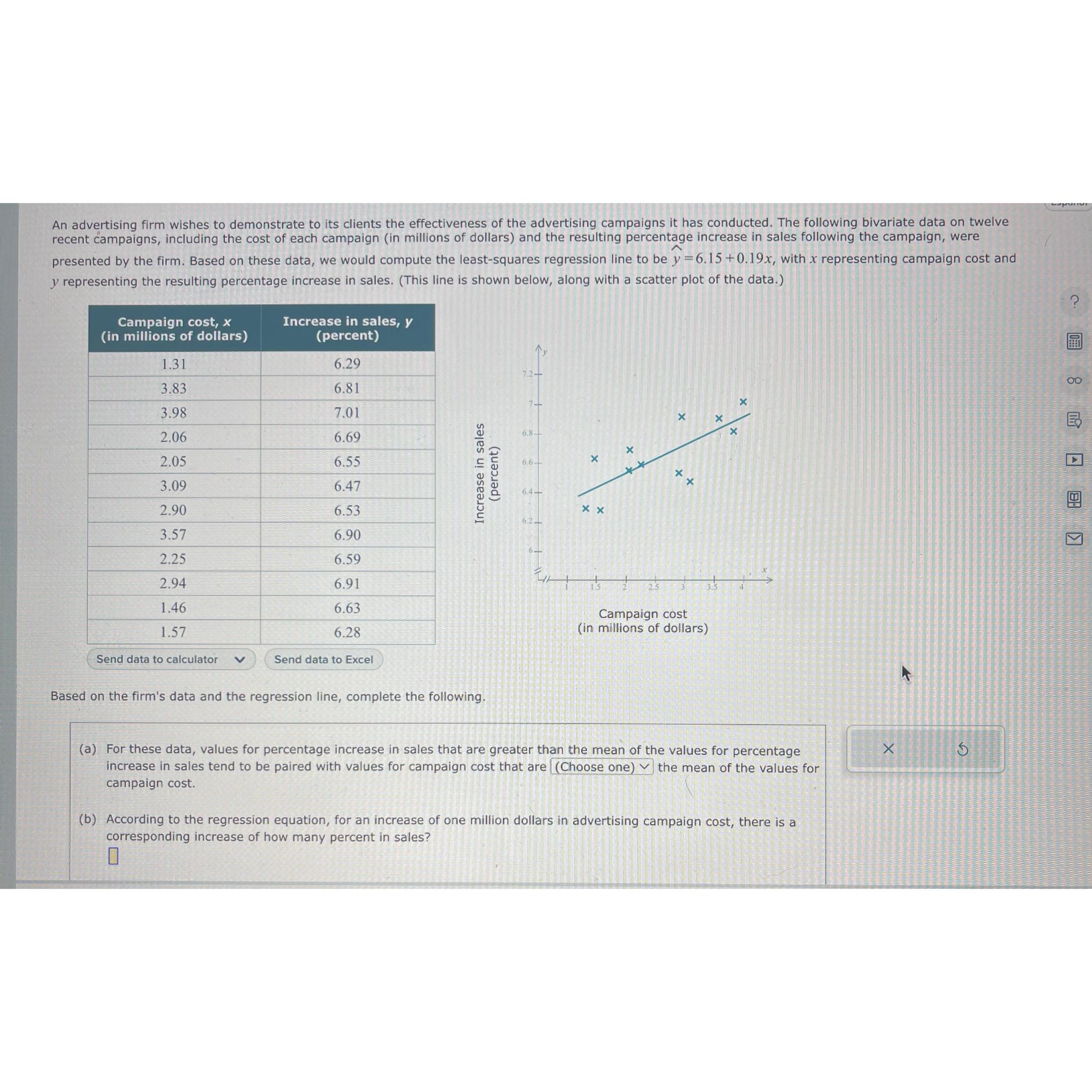 Solved y ﻿representing the resulting percentage increase in | Chegg.com