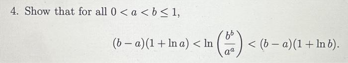 Solved 4. Show That For All 0