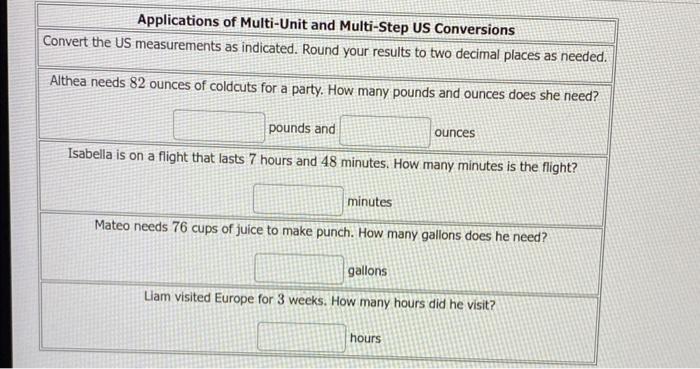 Solved Applications of Multi-Unit and Multi-Step US | Chegg.com