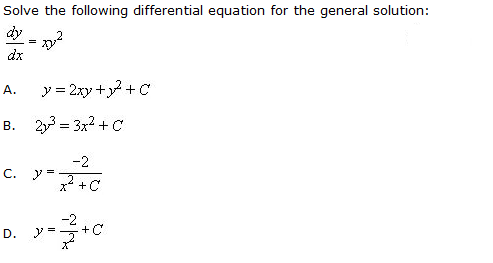 Solved Solve the following differential equation for the | Chegg.com
