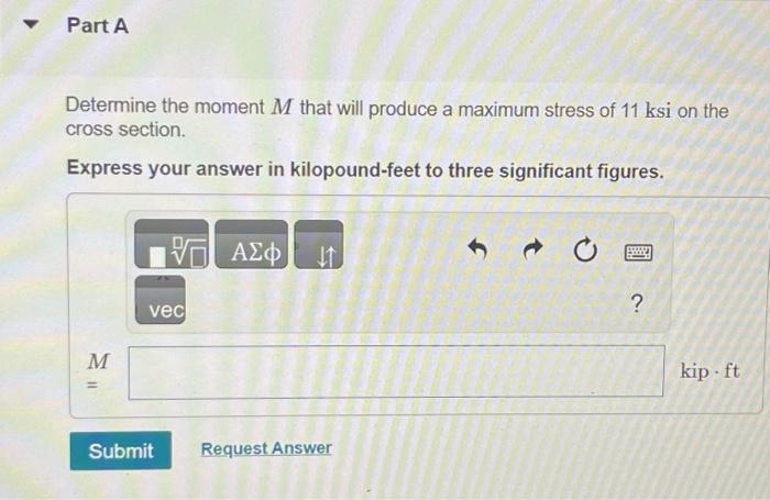 Solved Determine the moment M that will produce a maximum | Chegg.com