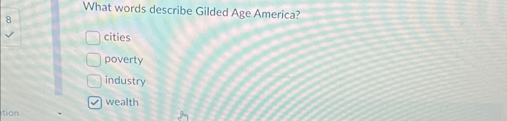 Solved What words describe Gilded Age | Chegg.com