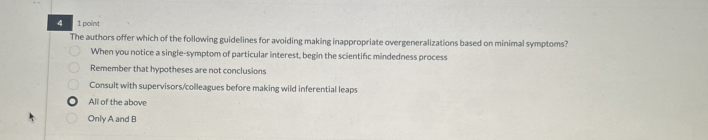 Solved 1 ﻿pointThe authors offer which of the following | Chegg.com