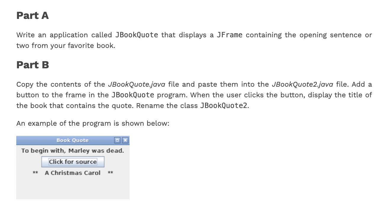 java part b programs - do read - part b java programs... Solved Please answer in JAVA - Please complete and test all | Chegg.com