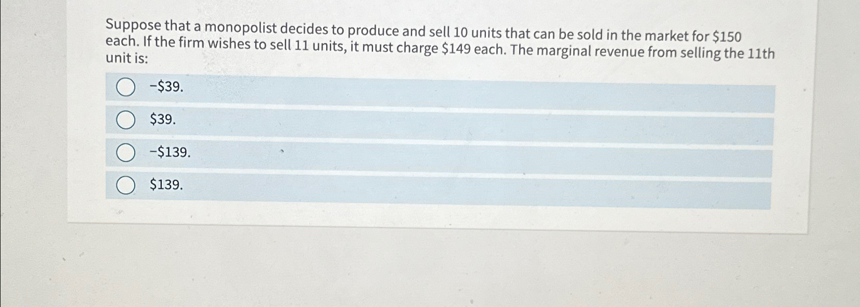 Solved Suppose that a monopolist decides to produce and sell | Chegg.com