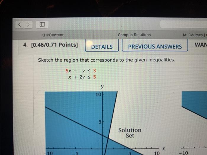 Solved < > KHPContent Campus Solutions Al Courses 4. | Chegg.com