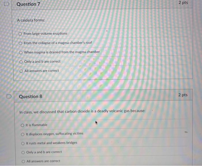 Solved 2 pts Question 3 Which of the following hazards | Chegg.com
