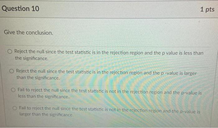 Solved Question 6 1 pts The mean of a population is assumed | Chegg.com