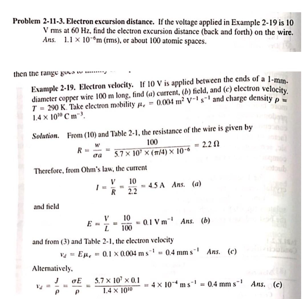 excursion distance