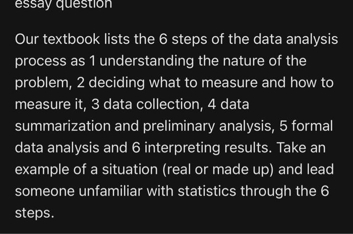 Step 4: Analysing and Interpreting the Data