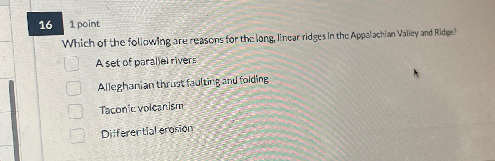 Solved 161 ﻿pointWhich of the following are reasons for the | Chegg.com