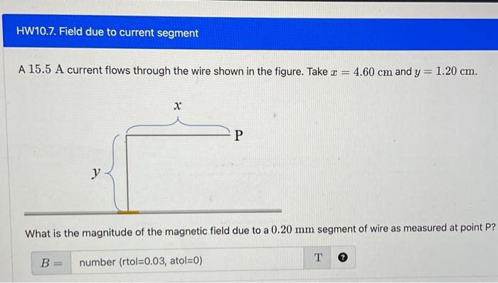 Solved A 15.5 A current flows through the wire shown in the | Chegg.com