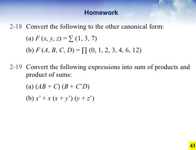 Solved Homework 2-10 Draw The Logic Diagrams For The | Chegg.com