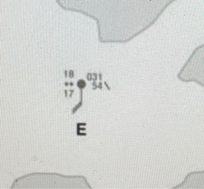 Solved Using the map supplied below, answer the following | Chegg.com