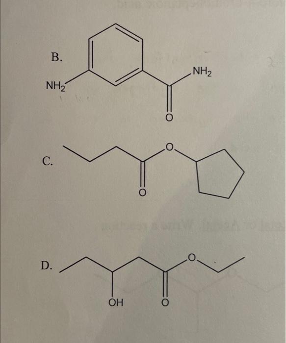 Solved B. NH2 NH2 C. D. OH | Chegg.com