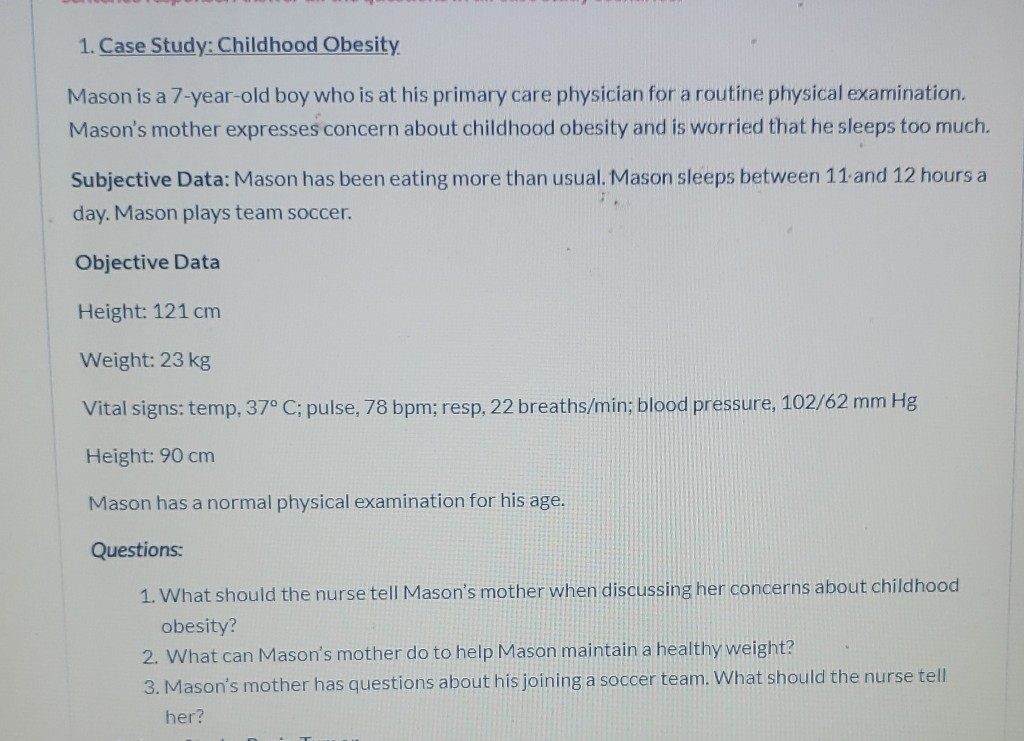Obesity case study pdf picture