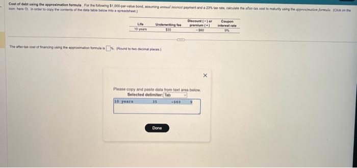 Solved The ahereatr cott of thaving using the approninalon | Chegg.com