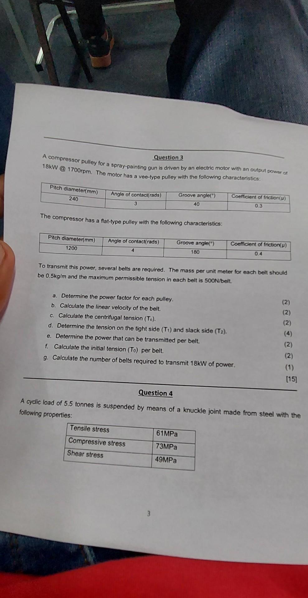 Solved Question 1 A clamptype coupling is used to transmit