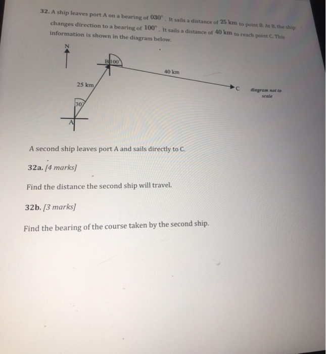 solved-32-a-ship-leaves-port-a-on-a-bearing-of-030-it-chegg