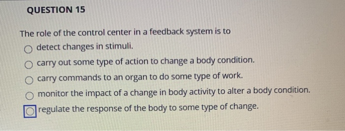 Solved QUESTION 15 The Role Of The Control Center In A Chegg