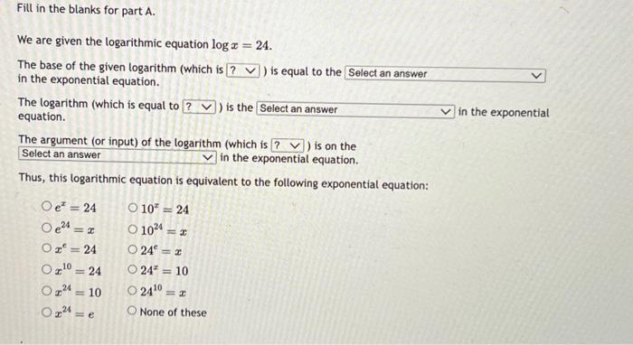 Solved Complete all three of the following items. A. Write | Chegg.com