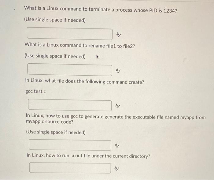 Solved What is a Linux command to delete a file? A/ What is | Chegg.com
