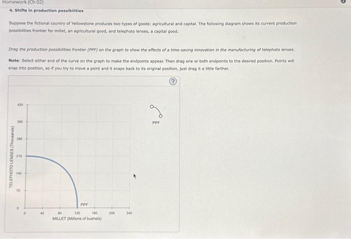 Solved 4 Shifts In Production Possibilities Suppose The