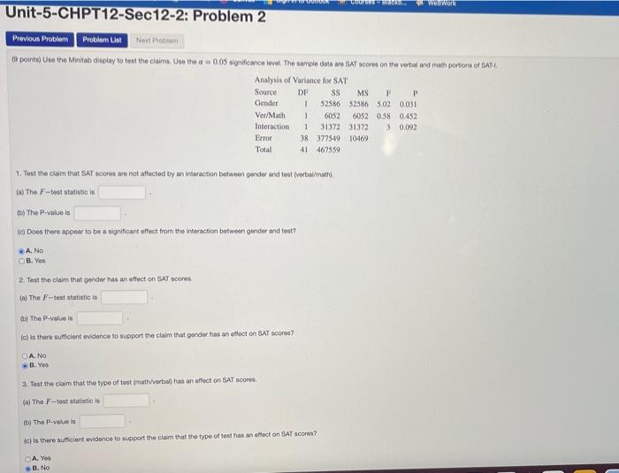 Solved WeWork Unit-5-CHPT12-Sec12-2: Problem 2 Previous | Chegg.com