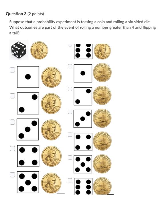 Solved Question 3 2 points Suppose that a probability Chegg