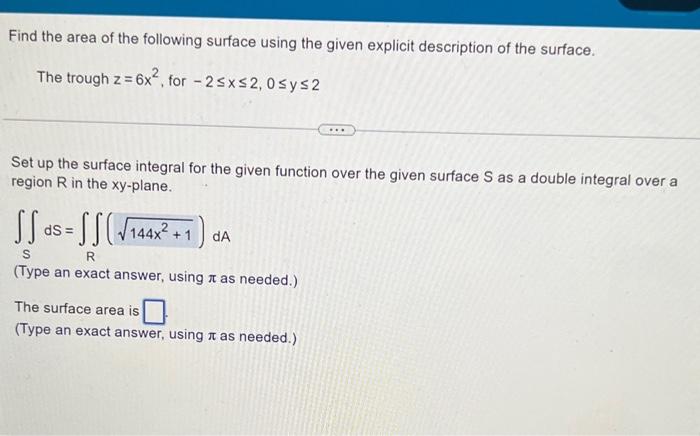 solved-find-the-area-of-the-following-surface-using-the-chegg