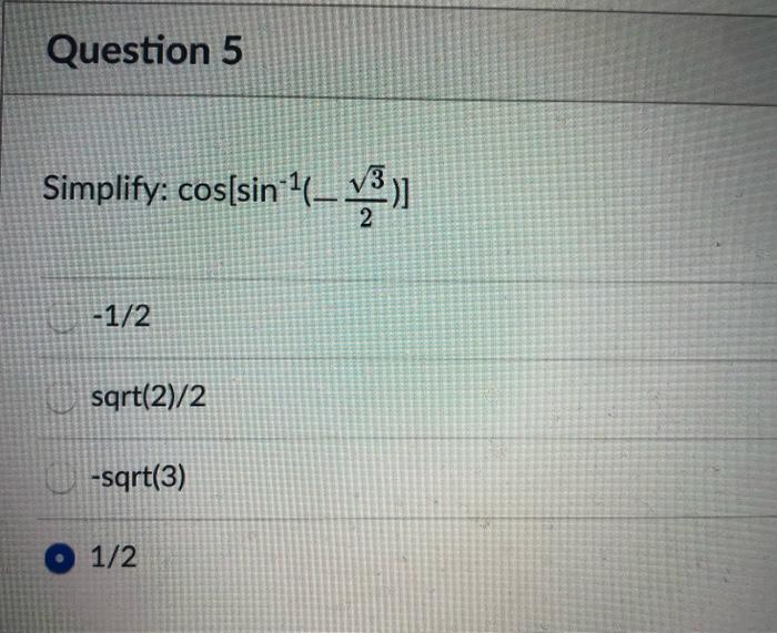 Solved Question 16 Simplify cot(x)tan(x) cot(2)+tan(x)