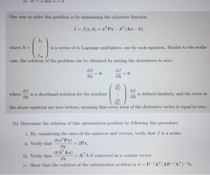 Solved 3 Part B Of This Problem Aims To Give You An Id Chegg Com