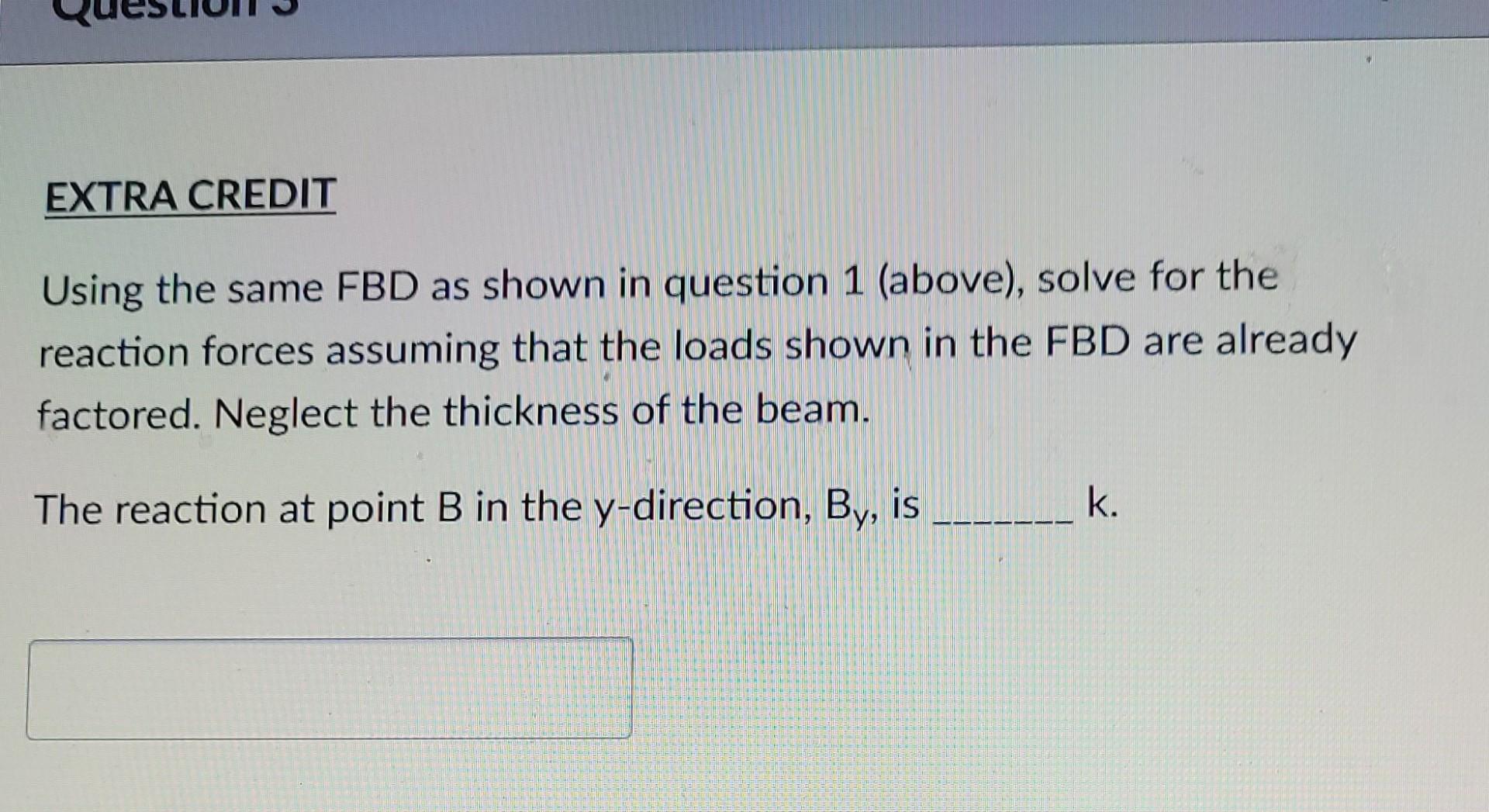 Solved EXTRA CREDIT Solve for the reaction forces (Questions | Chegg.com