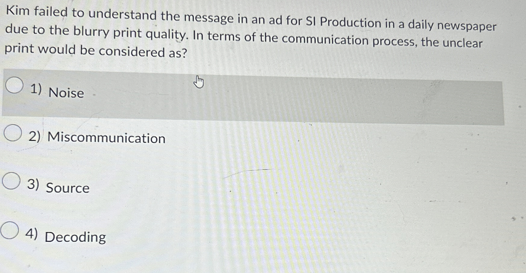 Solved Kim failed to understand the message in an ad for SI | Chegg.com