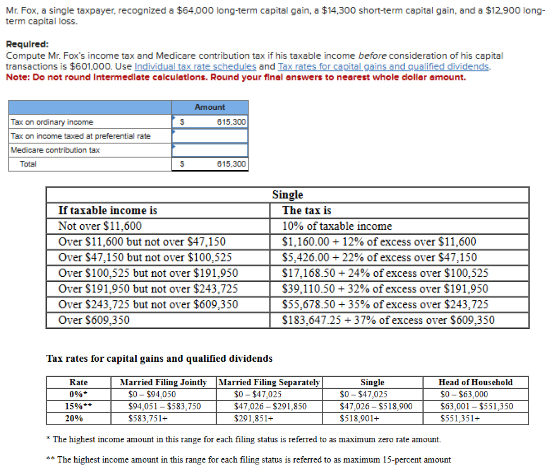 Solved Please help. Thank you so much! Also, the $615,300 | Chegg.com
