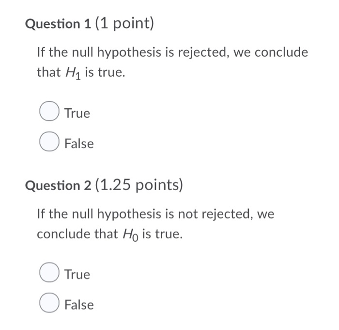 what is the conclusion if the null hypothesis is rejected