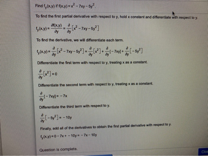 Solved Find Fy X Y If F X Y X 4xy 4y Fy X Y 0 F Chegg Com