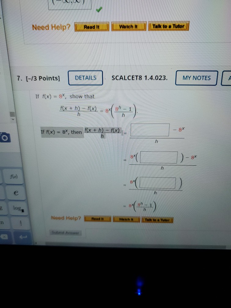 Solved Need Help? Read It Watch It Talk to a Tutor 7. [-13 | Chegg.com
