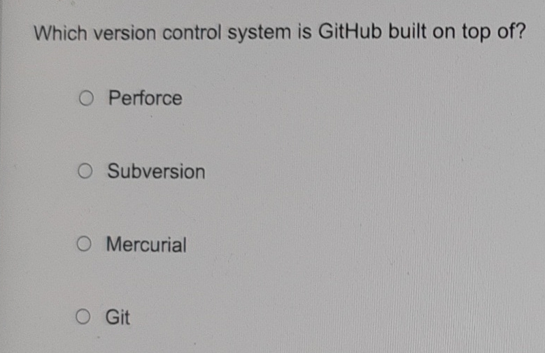 High Quality SOLUTION Which version control system is GitHub built on ...