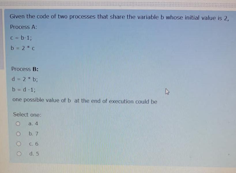 Solved Given The Code Of Two Processes That Share The | Chegg.com